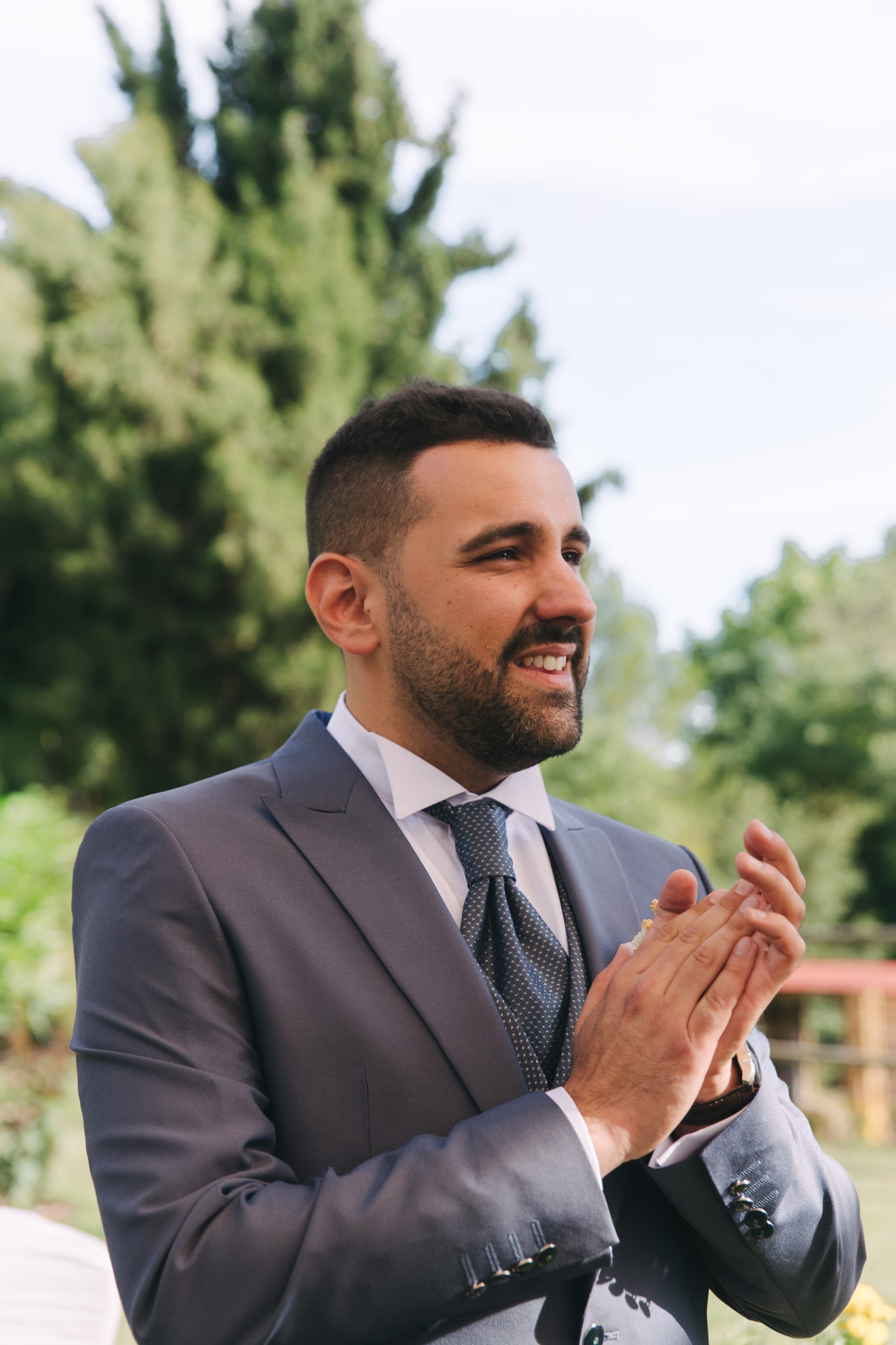 En Diego durant la cerimònia