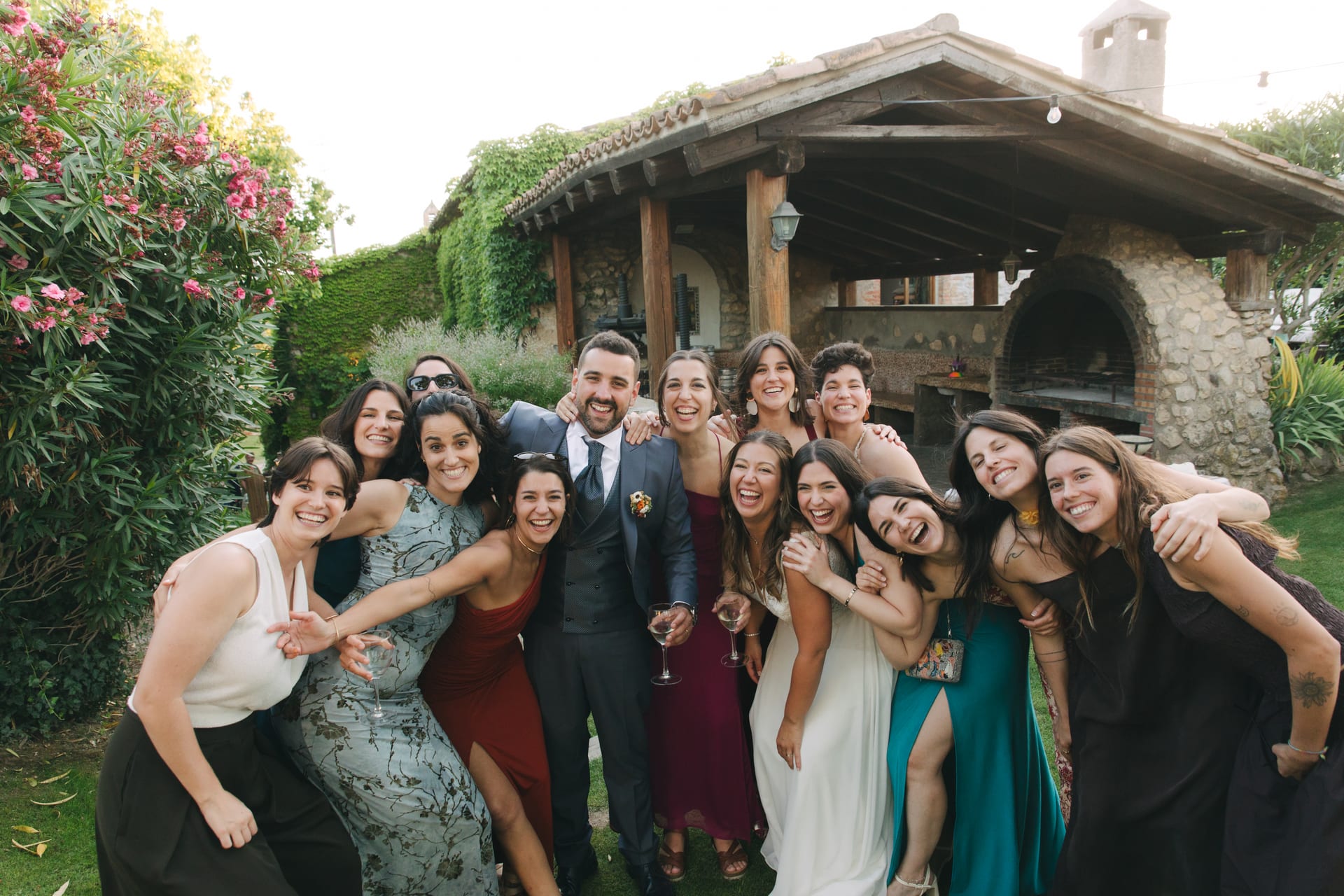 La foto de grup amb tots els convidats